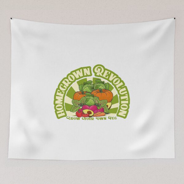 Item preview, grow your own veg homegrown revolution designed and sold by PabsCellaneous.