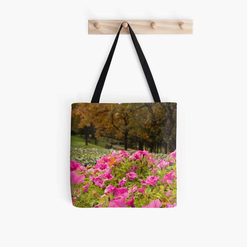 Petunia flower hot pink original photo Tote Bag
