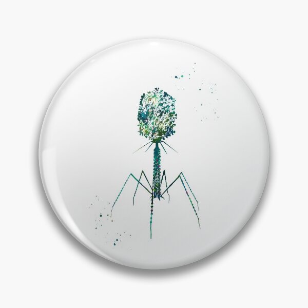 Item preview, Bacteriophage Virus designed and sold by EvasDreams.