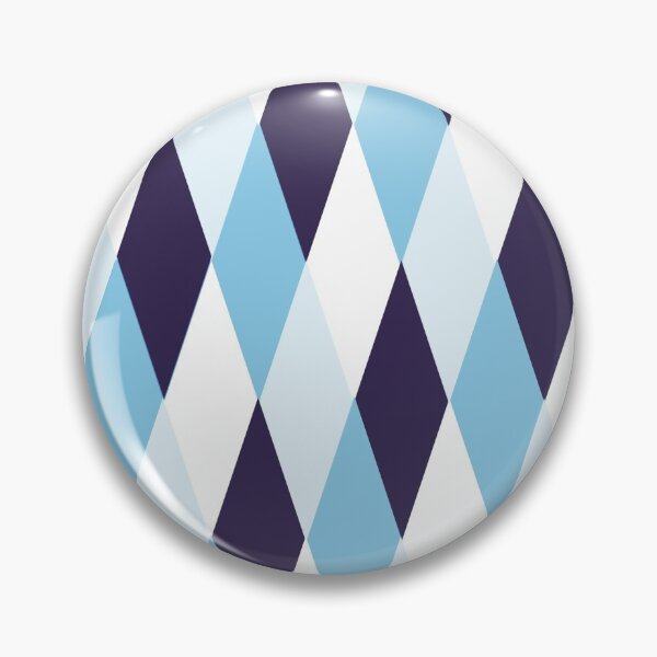 Item preview, SHADES of BLUE and White HARLEQUINS designed and sold by RachelMacht.