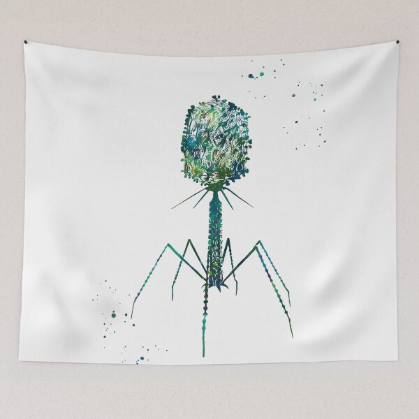Item preview, Bacteriophage Virus designed and sold by EvasDreams.