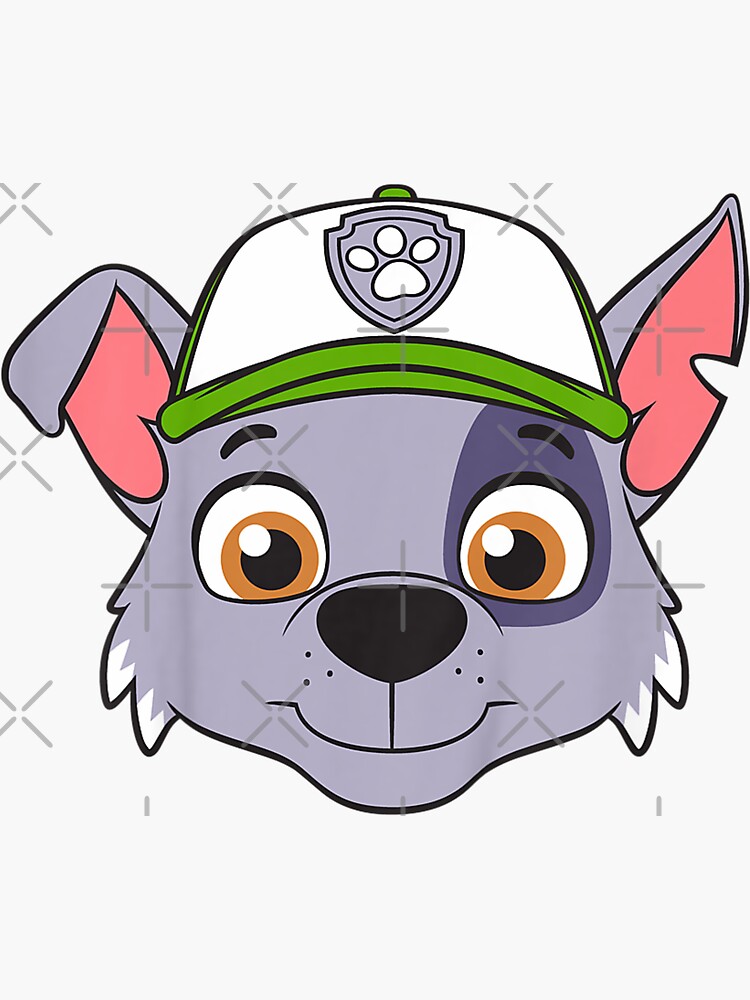 Kids PAW Patrol Large Rocky Character  Sticker for Sale by MihaelVelikov