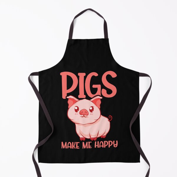 Item preview, Adorable Pigs Make Me Happy Cute Piglet Pig Girl designed and sold by perfectpresents.