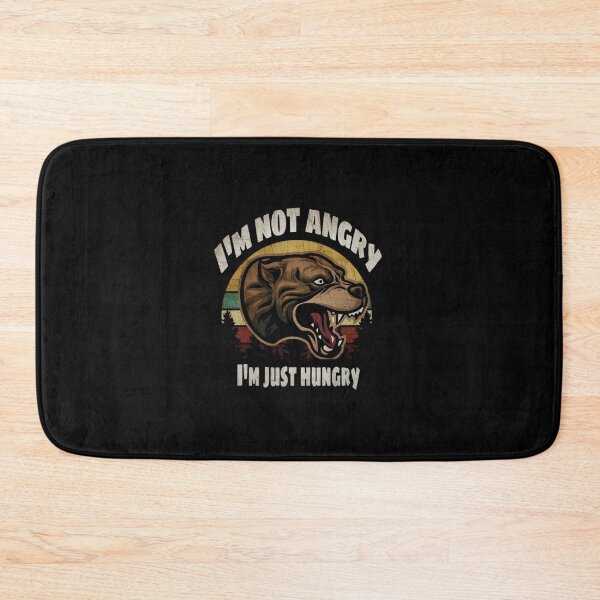 Item preview, I'm not angry I'm just hungry - funny dog  designed and sold by Mohamed allbdrany.