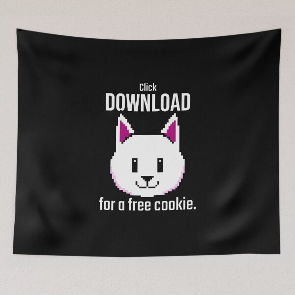 Item preview, Click download for a free cookie - Download form here - Funny Computer Hacker Design designed and sold by aurielphoenix.