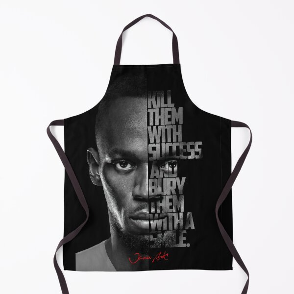 Item preview, Black and white Usain Bolt quote poster designed and sold by Enea Kelo.