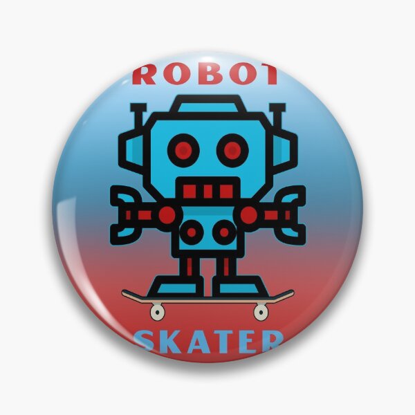 Item preview, Robot Skater Blue designed and sold by Coder-T.