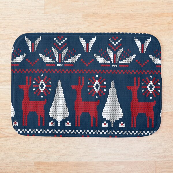 Item preview, Patrón de Navidad de punto tradicional designed and sold by DopeTops.