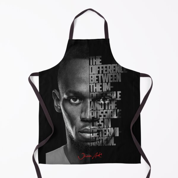 Item preview, Black and white Usain Bolt quote poster designed and sold by Enea Kelo.