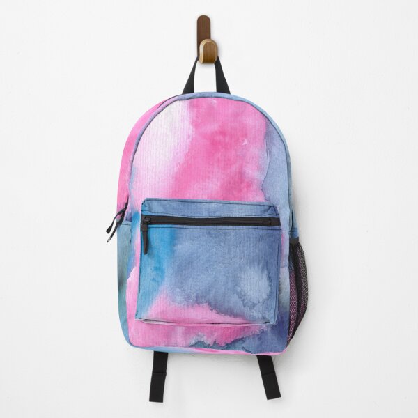 Item preview, Abstract watercolor in magenta, blue tones and turquoise designed and sold by nabeArtist.