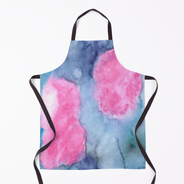 Item preview, Abstract watercolor in magenta, blue tones and turquoise designed and sold by nabeArtist.