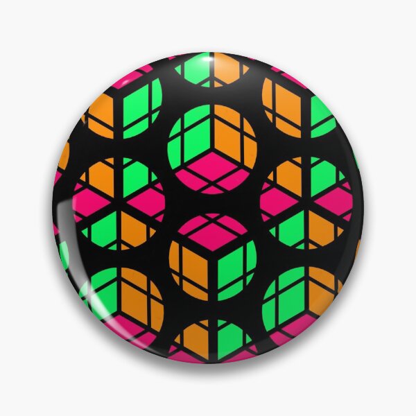 Item preview, Burbujas hexagonales y cubos lisos designed and sold by weavernap.