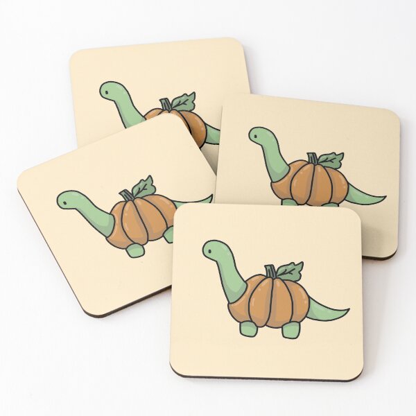 Item preview, Halloween Brontosaurus Apatosaurus Dinosaur Wearing Pumpkin Jack-O-Lantern designed and sold by bassoongirl123.