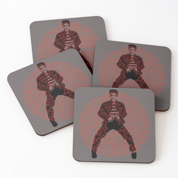 The King Of Rock Roll Coasters (Set of 4)