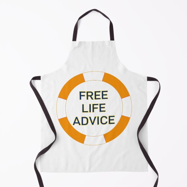Item preview, Free Life Advice Lifebuoy designed and sold by Logo-A-GoGo.