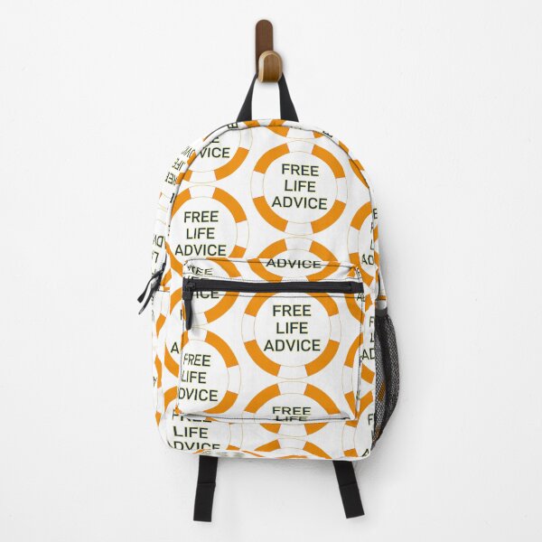 Item preview, Free Life Advice Lifebuoy designed and sold by Logo-A-GoGo.
