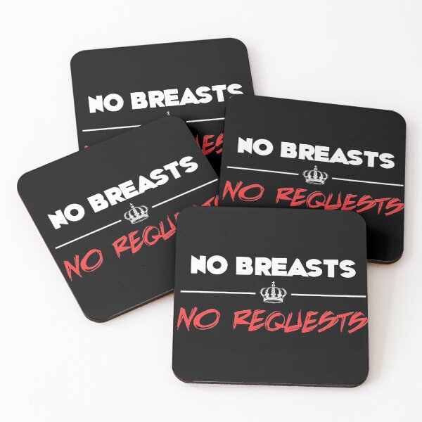 Item preview, No Breasts, No Requests - DJ T-Shirt designed and sold by rafapenteado.