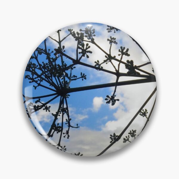 Item preview, Vibrant Blue Sky Backdrop with Shadowed Budding Plant designed and sold by StayCuztom.