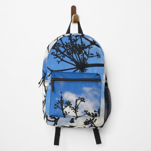 Item preview, Vibrant Blue Sky Backdrop with Shadowed Budding Plant designed and sold by StayCuztom.