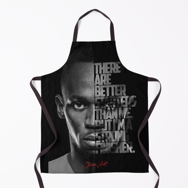 Item preview, Black and white Usain Bolt quote poster designed and sold by Enea Kelo.