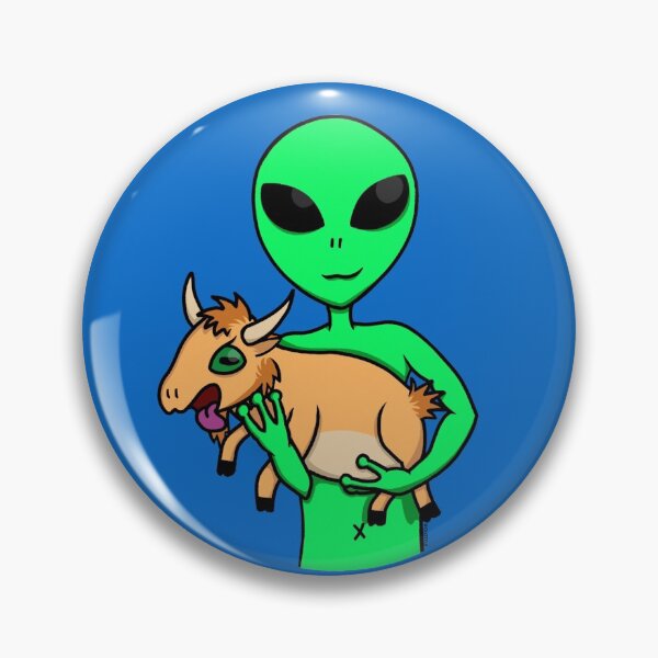 Aperçu de l'œuvre ALIEN et CHÈVRE - olizstyle DESIGN  créée et vendue par OLIZTYLE.