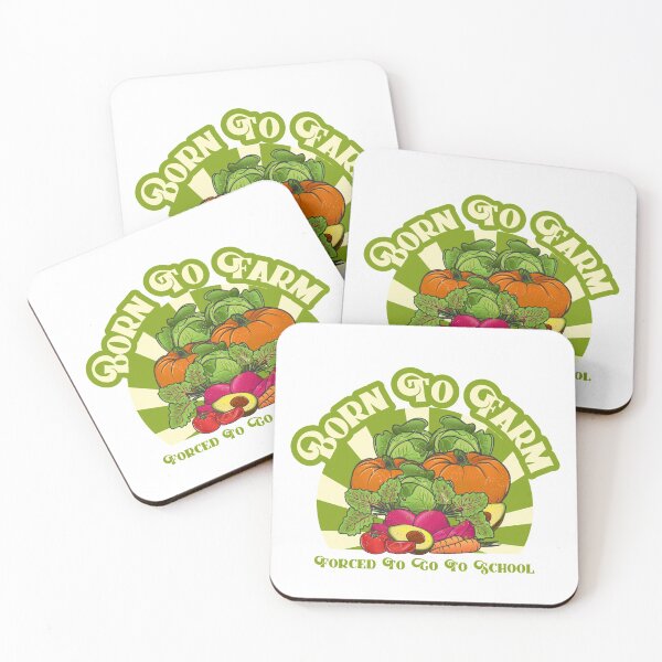 Item preview, forced to go to school born to farm designed and sold by PabsCellaneous.