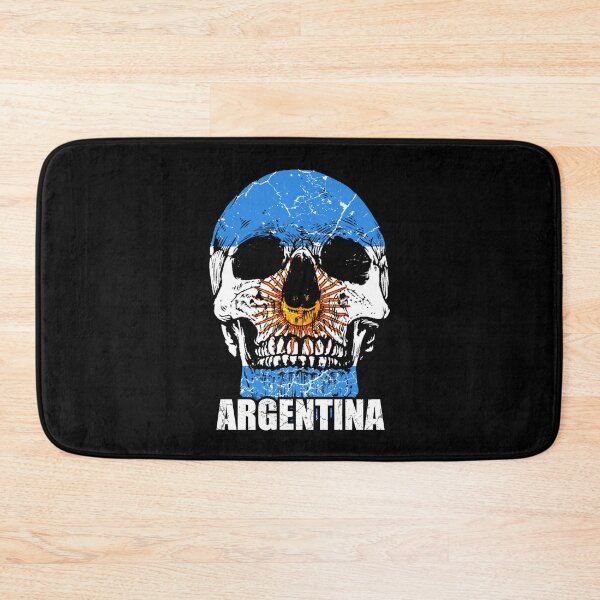 Item preview, Argentina flag skull designed and sold by Mila1946.