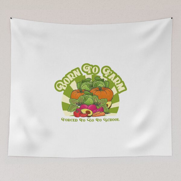 Item preview, forced to go to school born to farm designed and sold by PabsCellaneous.