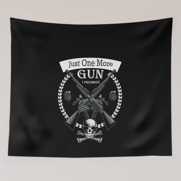 Item preview, Just One More Gun I Promise:Funny Distressed designed and sold by DIGIL DOWN.