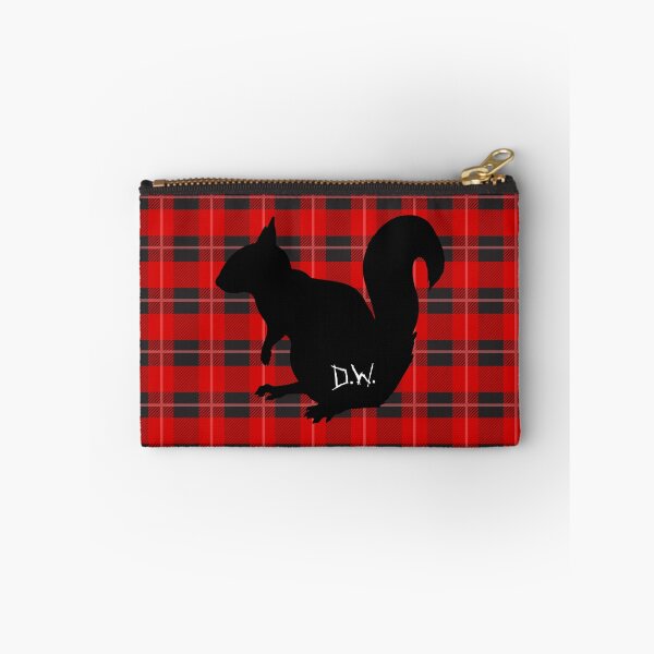 Item preview, deano the squirrel - plaid/black designed and sold by lexicolor.