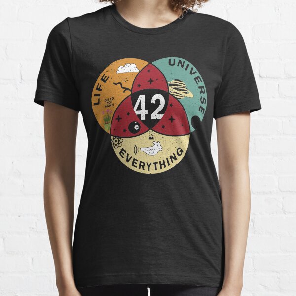 42 Answer to Life Universe and Everything Funny Vintage Gift Idea T-Shirt Essential T-Shirt