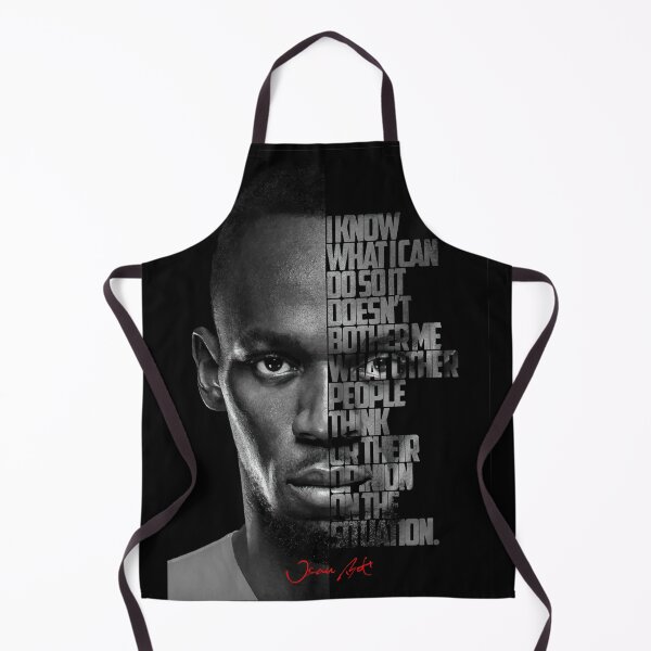 Item preview, Black and white Usain Bolt quote poster designed and sold by Enea Kelo.
