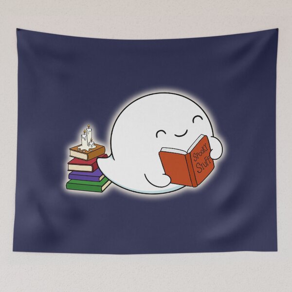 Item preview, Cute Ghost Reading designed and sold by BaconPancakes21.