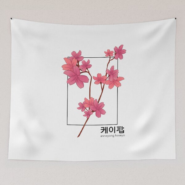 Item preview, "anneyong haseyo!" Korean Sakura K-Pop Design designed and sold by aurielphoenix.