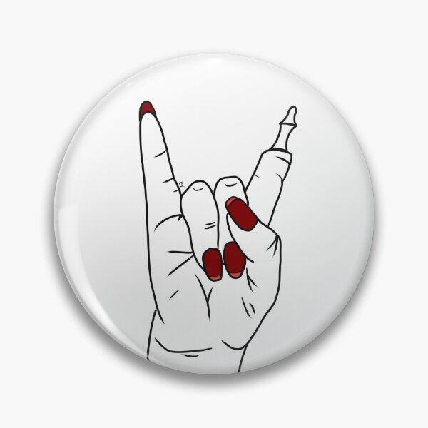 Item preview, Female zombie hand with red metal nails designed and sold by BV-creas.
