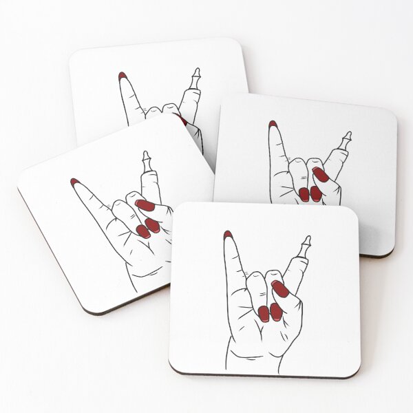 Item preview, Female zombie hand with red metal nails designed and sold by BV-creas.
