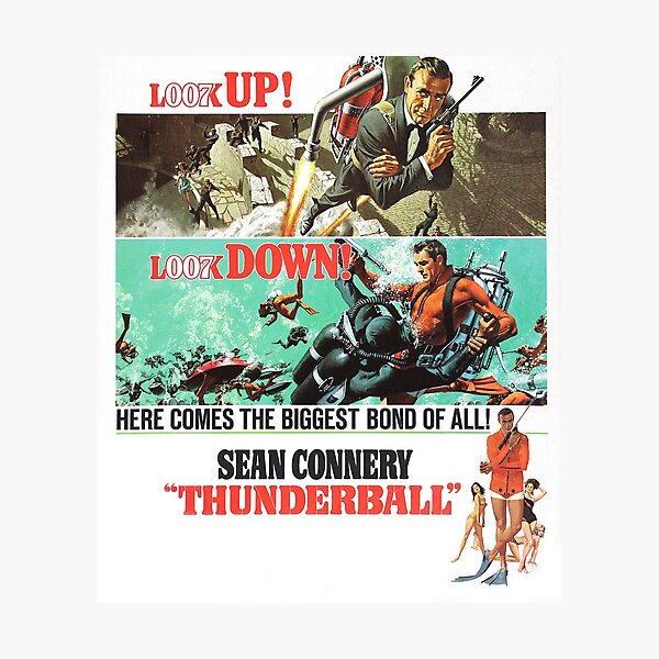 Up Down Out Thunderballs Photographic Print