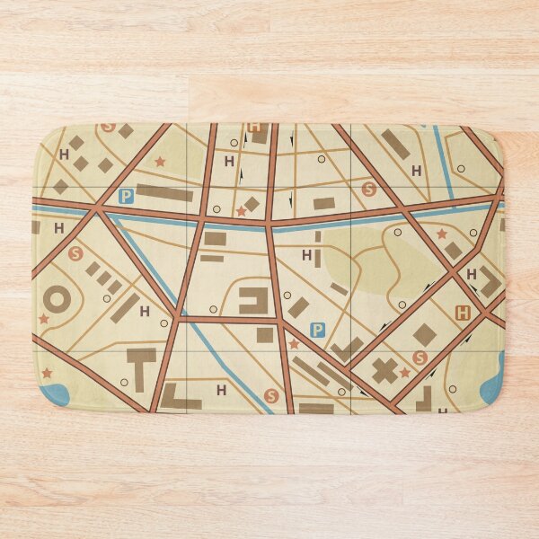 Item preview, 1980s Vintage Traveller Travel City Map designed and sold by IamTrending.