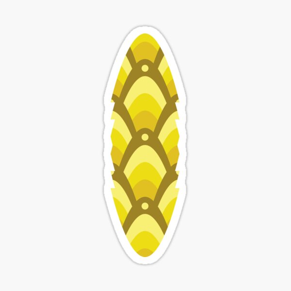 Item preview, Deco Flames Geometric Pattern – Yellow designed and sold by RoguePatterns.