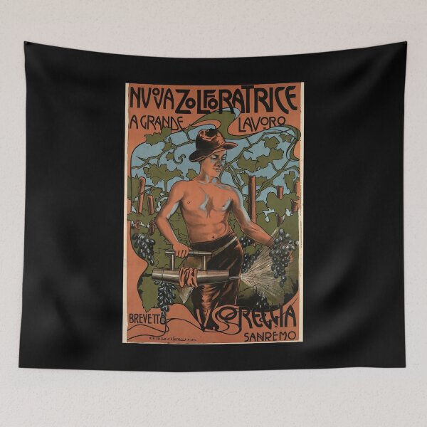 Item preview, retro nuova zolforatrice designed and sold by CorasPosters.