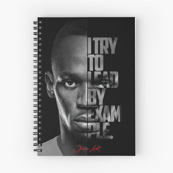 Artikelvorschau, Black and white Usain Bolt quote poster entworfen und verkauft von Enea Kelo.