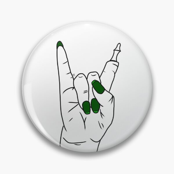 Item preview, Female zombie hand with metal green nails designed and sold by BV-creas.