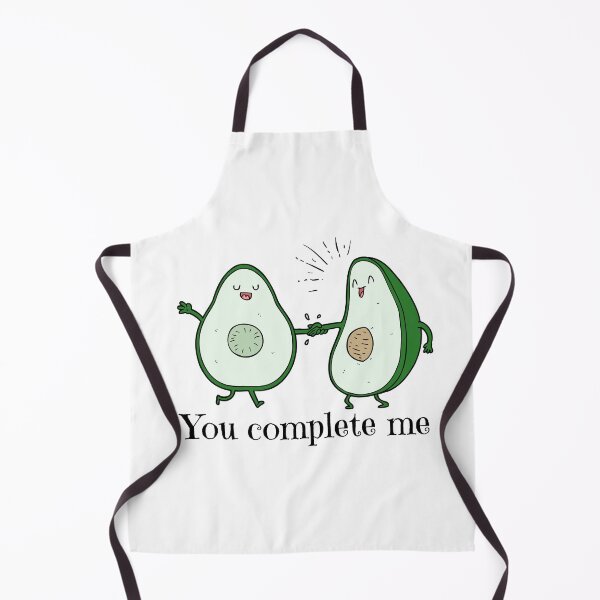 Item preview, You complete me avocado sayings designed and sold by OneTimeEngineer.