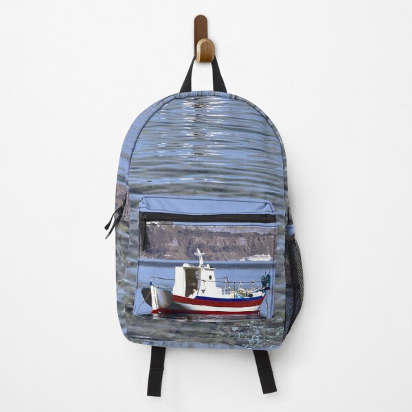 Item preview, Boat at Thirasia Santorini designed and sold by Jeremy Hayden.