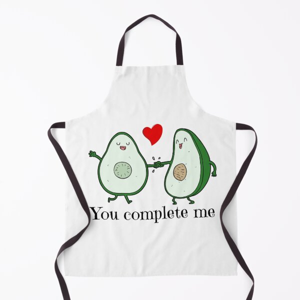 Item preview, You complete me avocado sayings designed and sold by OneTimeEngineer.