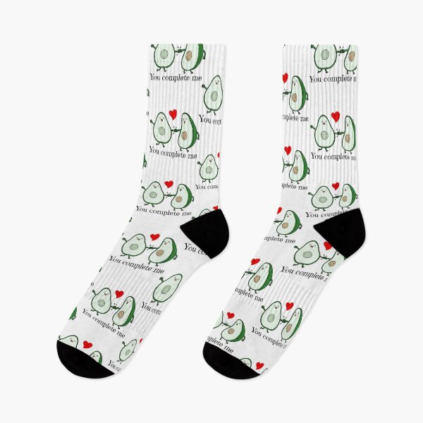 Item preview, You complete me avocado sayings designed and sold by OneTimeEngineer.