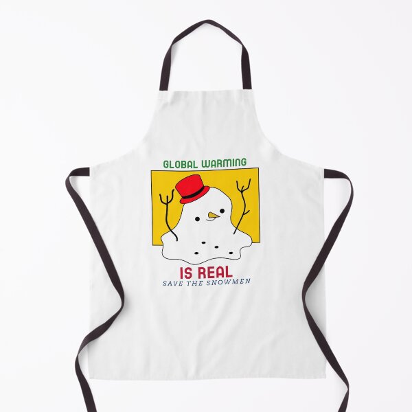Item preview, Global Warming Is Real Funny Snowman Melting Political Climate Change Christmas designed and sold by RKSDesigns.