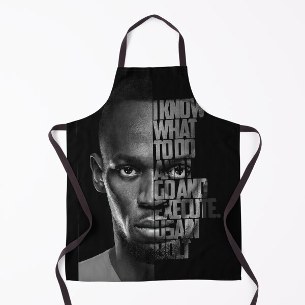 Item preview, Black and white Usain Bolt quote poster designed and sold by Enea Kelo.