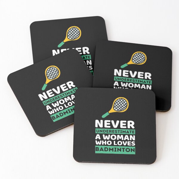 Item preview, Never Underestimate A Woman Who Loves Badminton designed and sold by bifkee19.