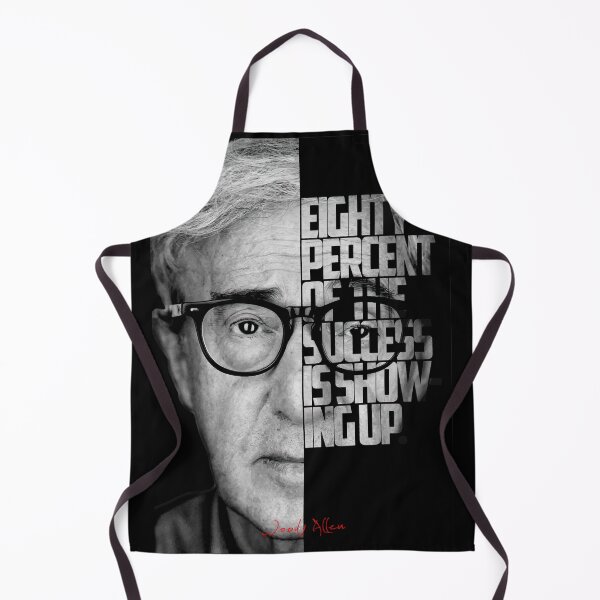 Item preview, Black and white Woody Allen quote poster designed and sold by Enea Kelo.